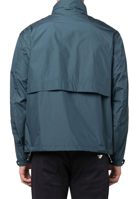 Blouson full zip in nylon ricamo logo r-EAcreate EMPORIO ARMANI | Giubbotti | 3L1BA1 1NCGZ0948